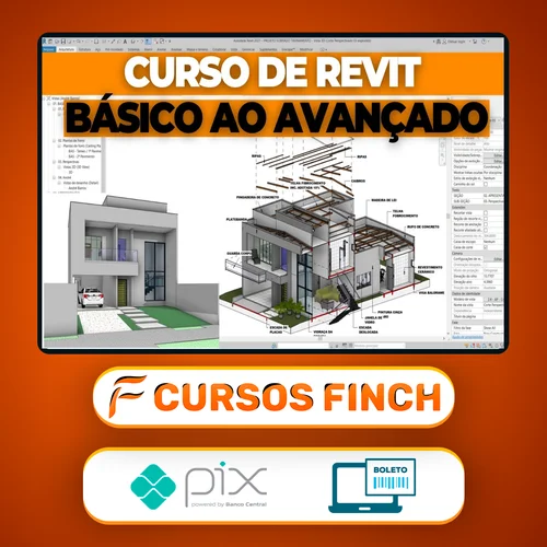 Projeto Residencial no Revit: Oficina do Projetista - André Barros