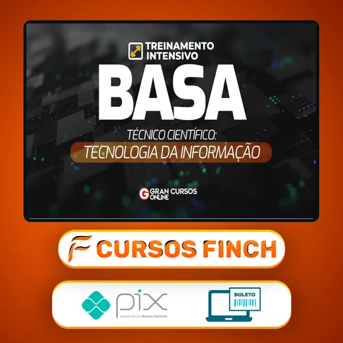 BASA: Tecnologia da Informação + Treinamento Intensivo (Pós-Edital) - Gran Cursos Online