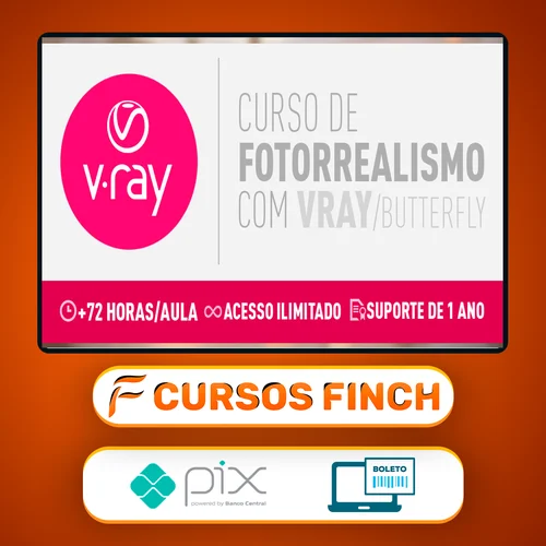 Curso Fotorrealismo com Vray Butterfly - Thi Lima