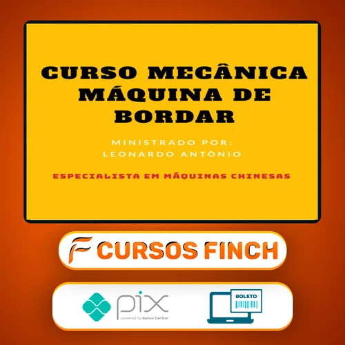 Curso Mecânica Máquina de Bordar - Leonardo Antônio Santos