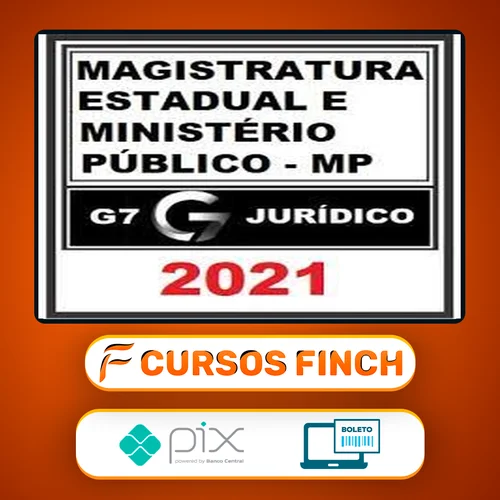 Curso Magistratura e Ministério Público Estadual - G7 Jurídico