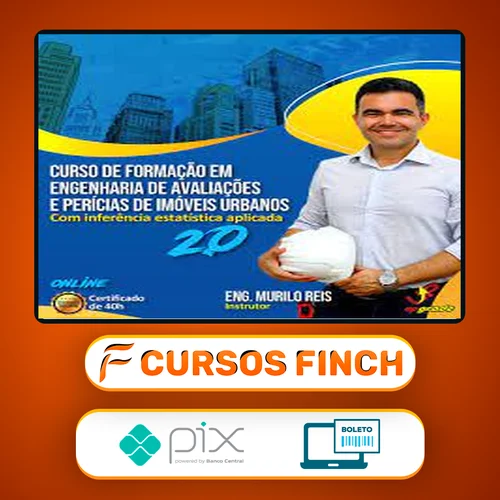 Curso de Formação em Engenharia de Avaliações e Perícias de Imóveis Urbanos com inferência estatística aplicada - Murilo Reis