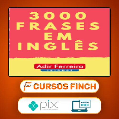 3000 (Frases + Áudio) em Inglês - Adir Ferreira