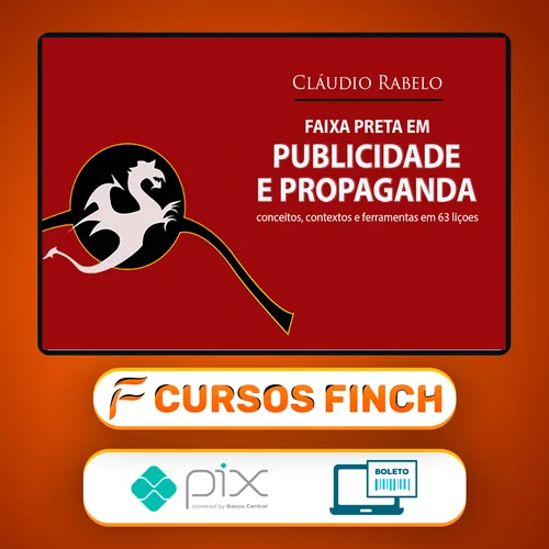 Livro Faixa Preta em Publicidade e Propaganda - Cláudio Rabelo