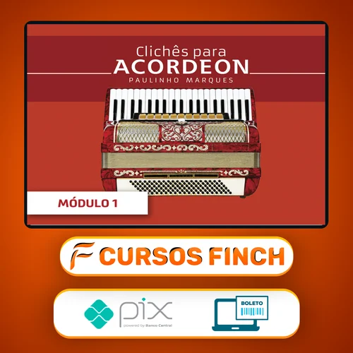 Curso de Acordeon Intermediário: Vol. 2 - Paulinho Marques