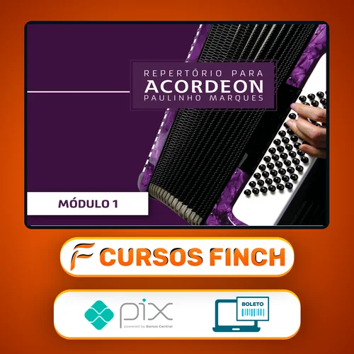 Curso de Acordeon Intermediário: Vol. 3 - Paulinho Marques