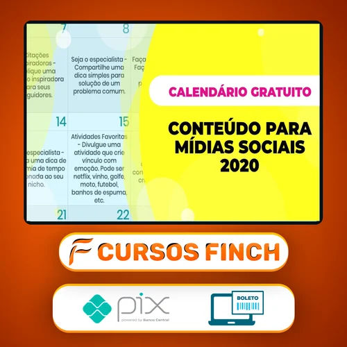 366 Ideias de Conteúdos Planejados para sua Rede Social - Postar pra Vender